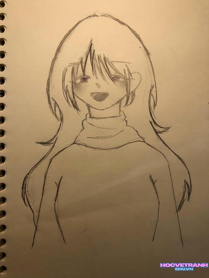 tranh vẽ người bút chì sắc nét