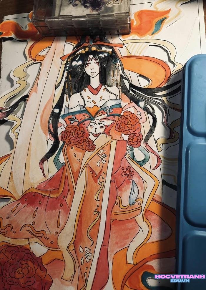 tranh vẽ người hiện đại độc đáo