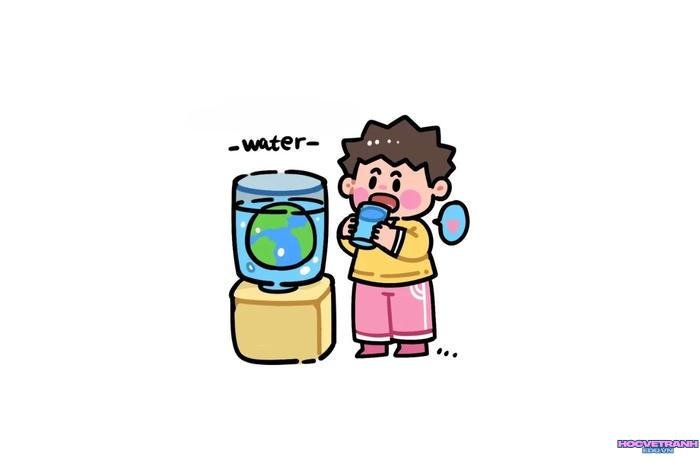 vẽ bảo vệ nước cho bé