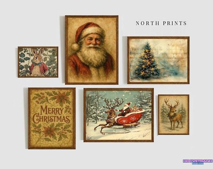 vẽ cây thông noel