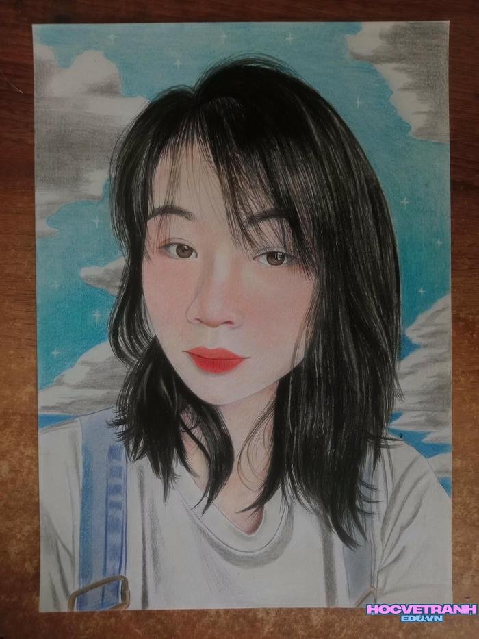 vẽ chân dung nữ