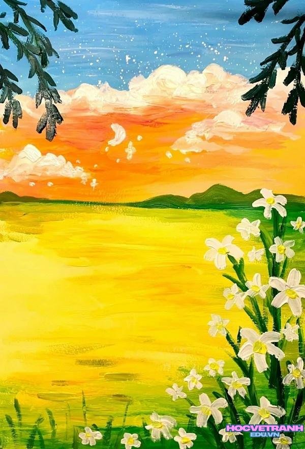 vẽ mùa hè của em