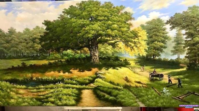 vẽ phong cảnh nghệ thuật