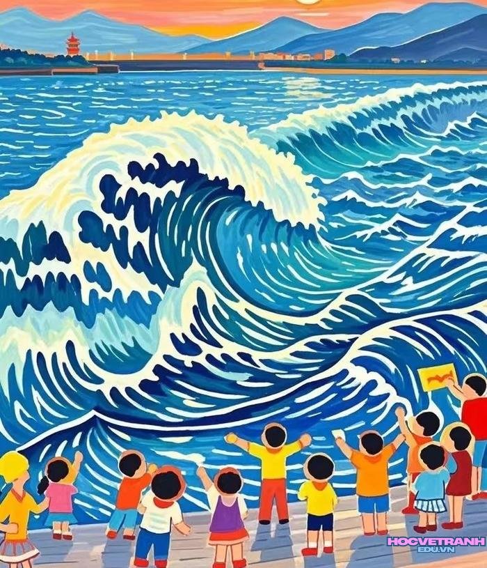 vẽ sinh hoạt hàng ngày