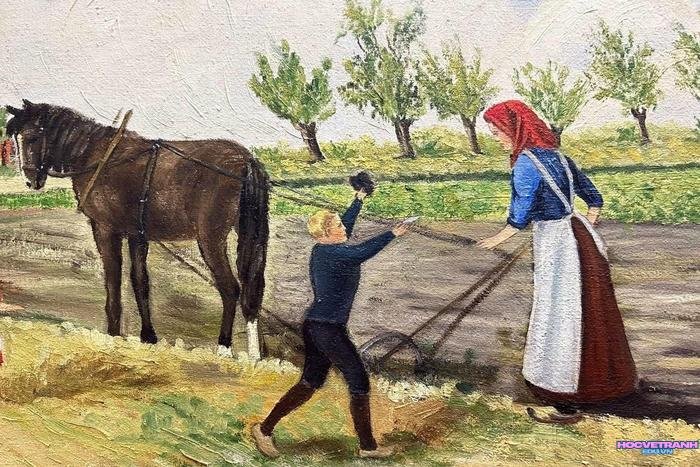 vẽ sơn dầu ấn tượng