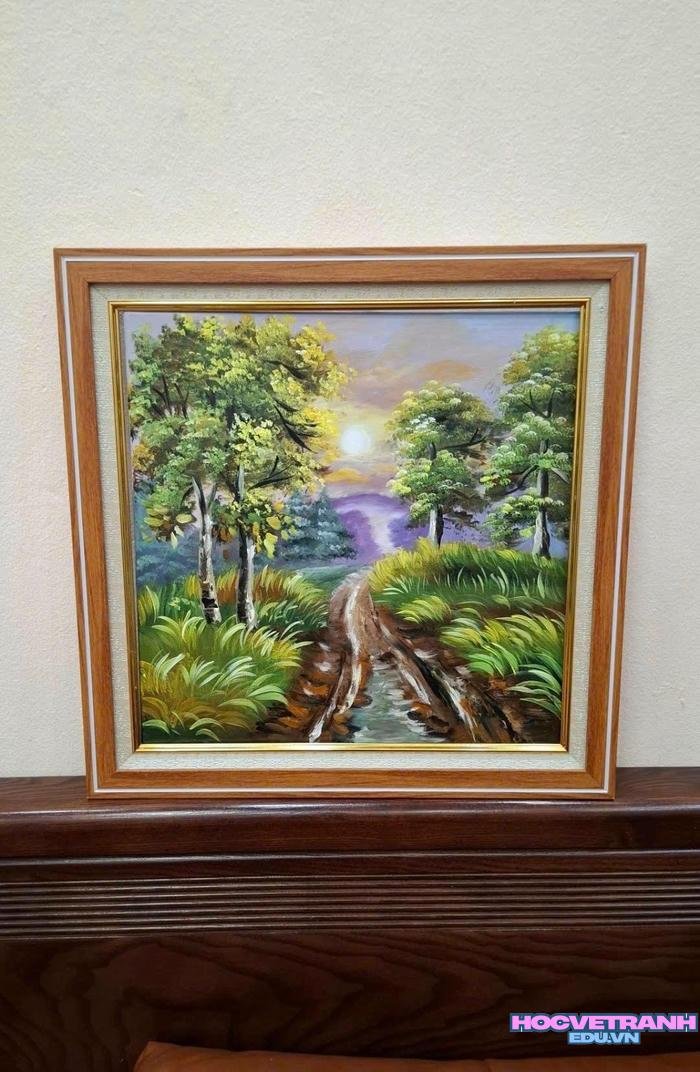 vẽ sơn dầu cực nét