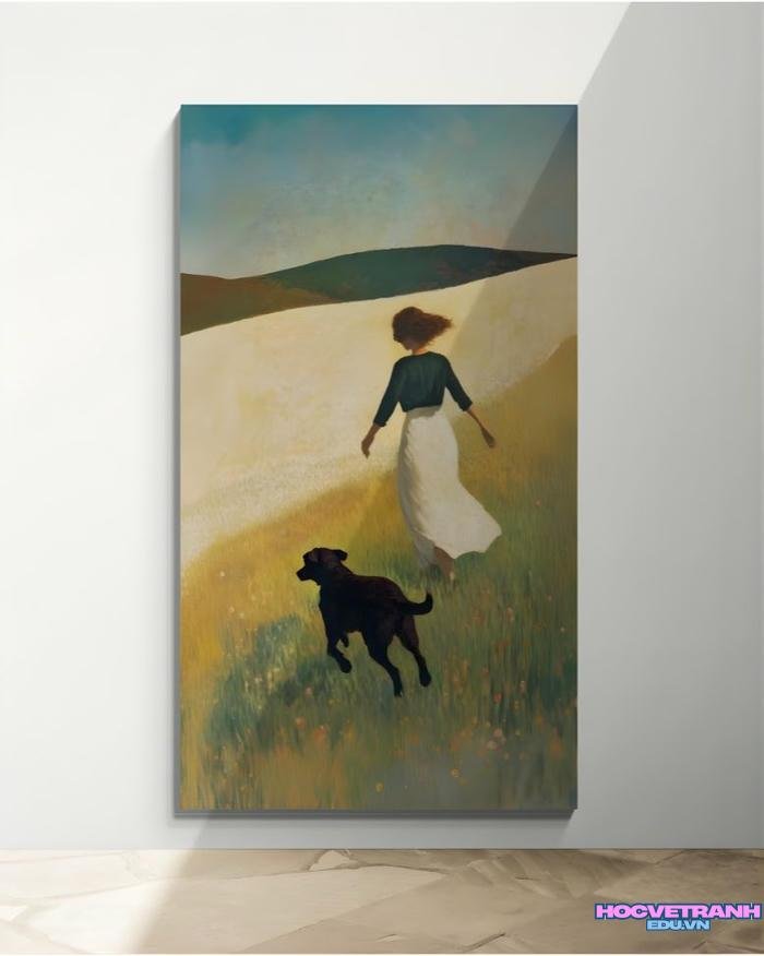 vẽ sơn dầu màu sắc