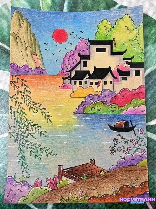 vẽ tết và mùa xuân