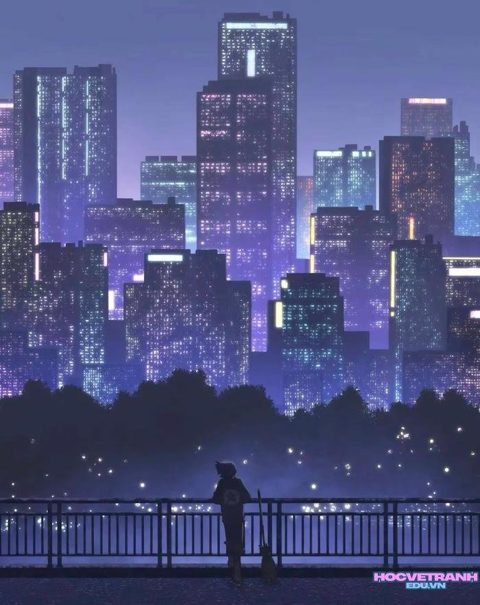 vẽ thành phố ấn tượng