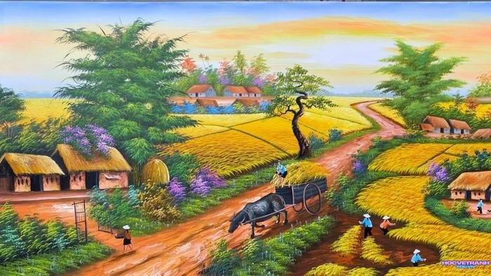 vẽ thiên nhiên sáng tạo