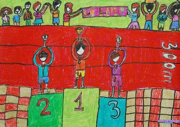 vẽ thiếu nhi lung linh