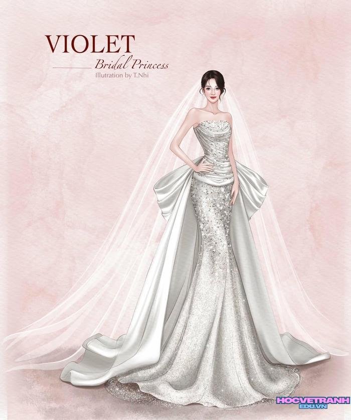 vẽ thời trang dạ hội