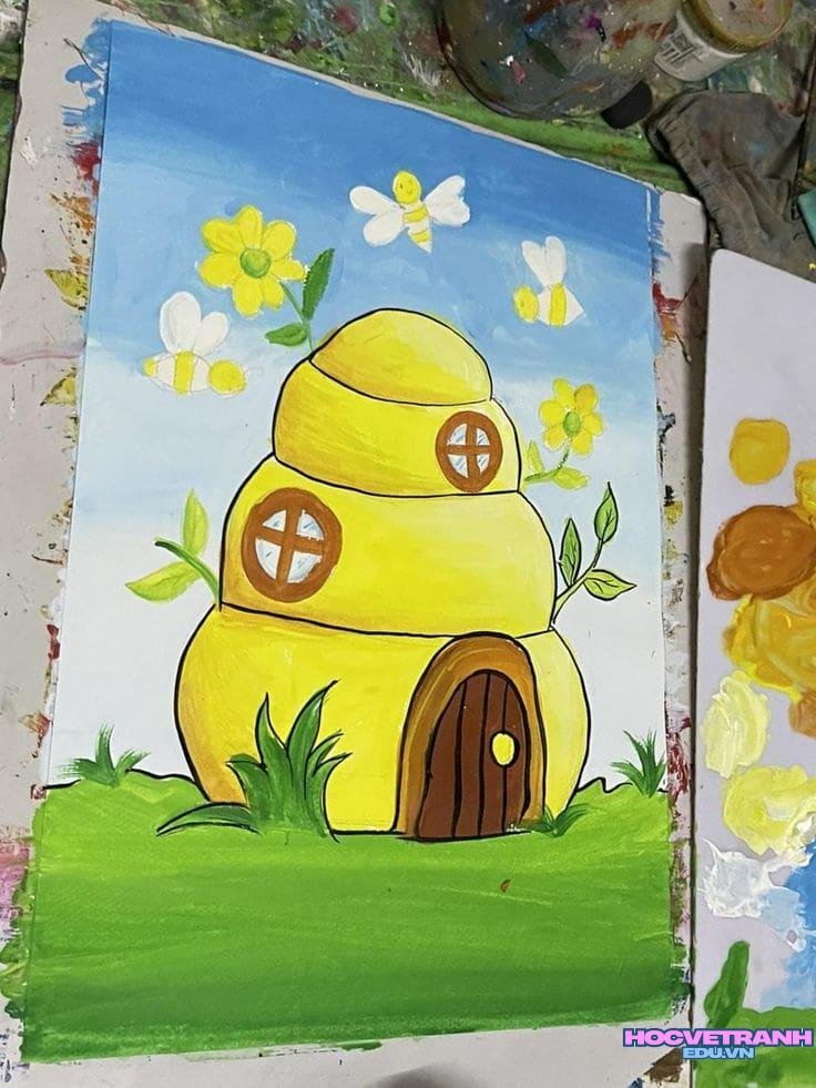 ve tranh cute tuoi tre.