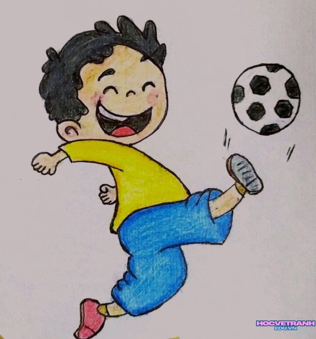 ve tranh da bong manh.