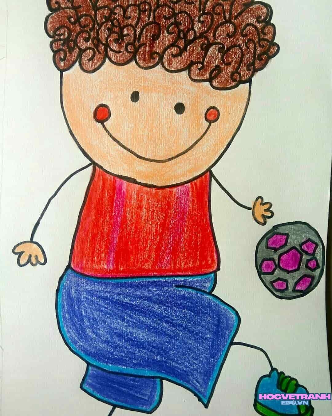 ve tranh da bong nang.