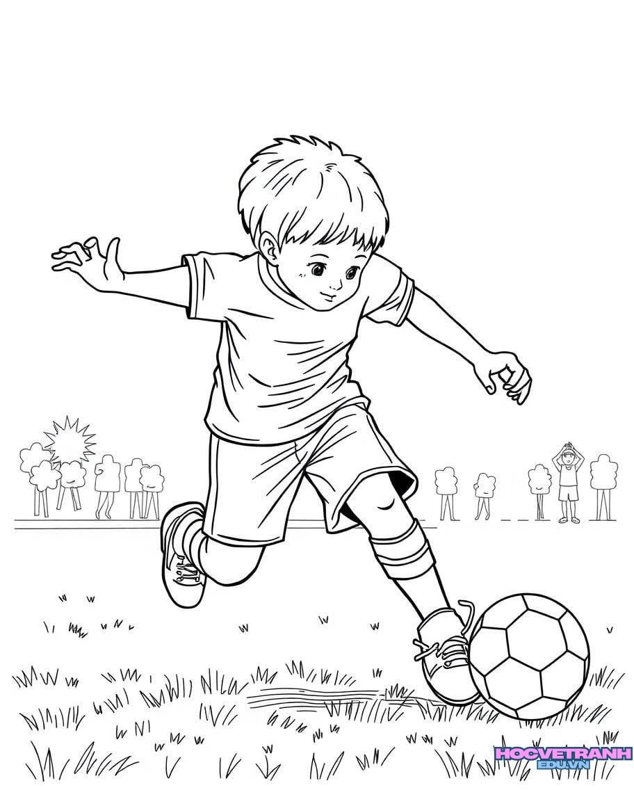 ve tranh da bong nhanh.