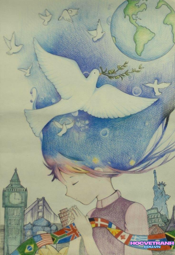 ve tranh dan mach ngay.