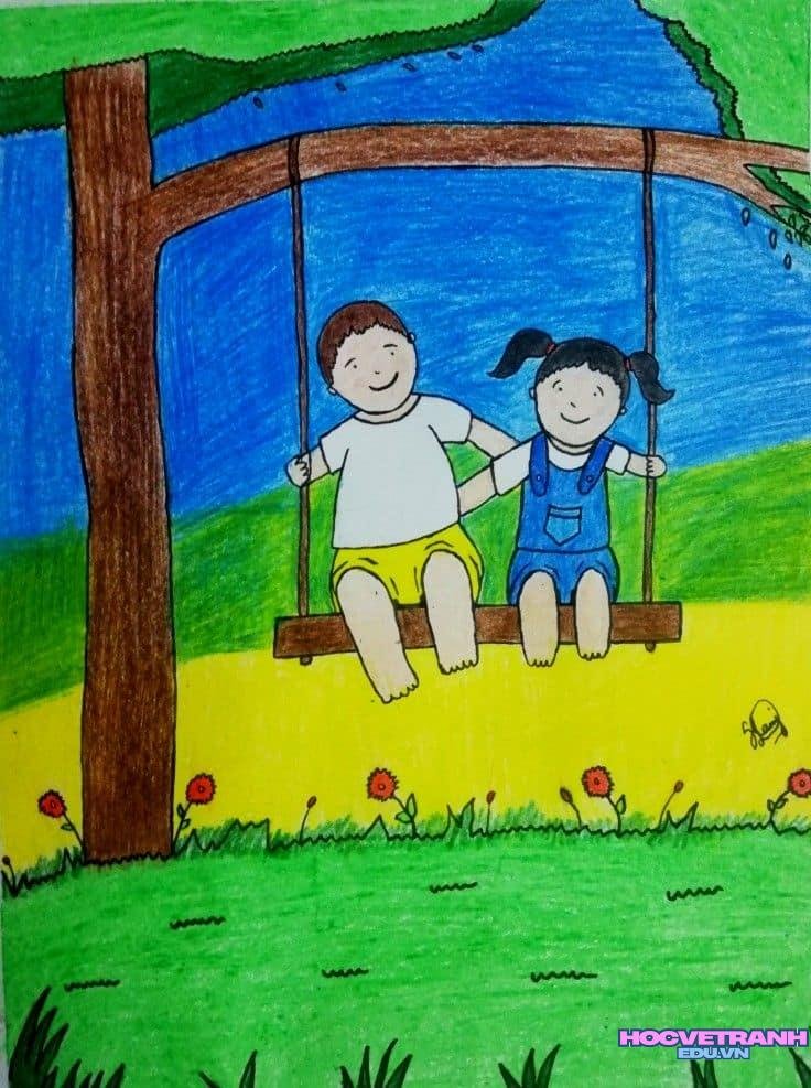 ve tranh de tai doc dao.