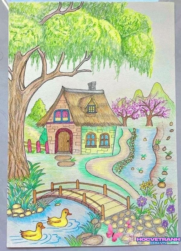 vẽ tranh đề tài ngày tết