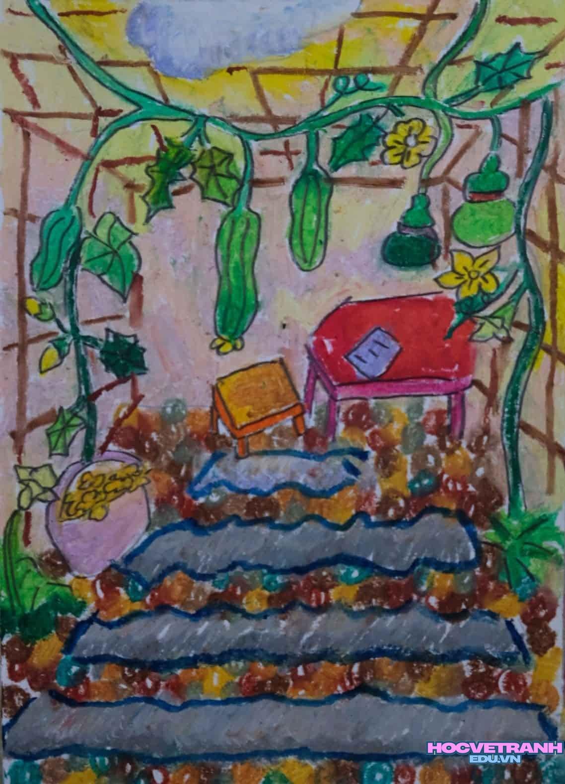 ve tranh di tich bien.