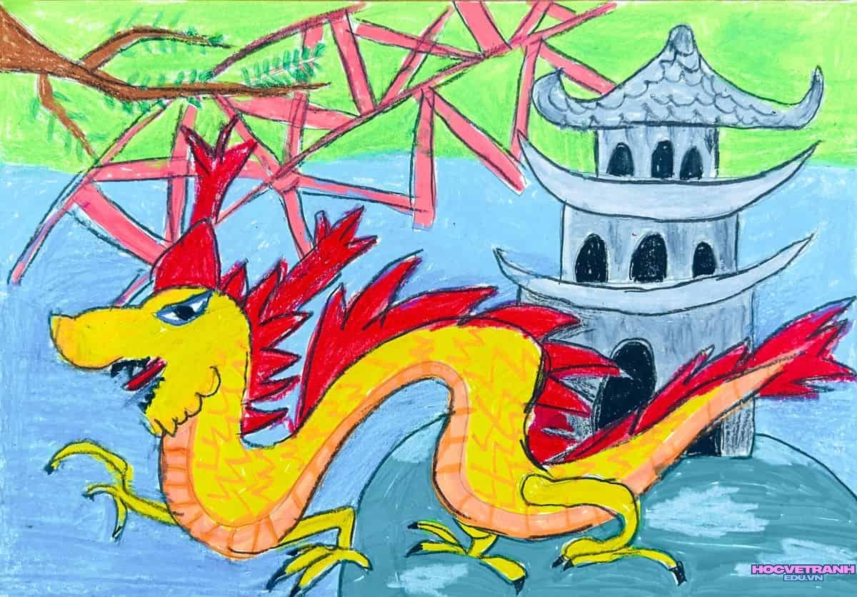 ve tranh di tich dep.