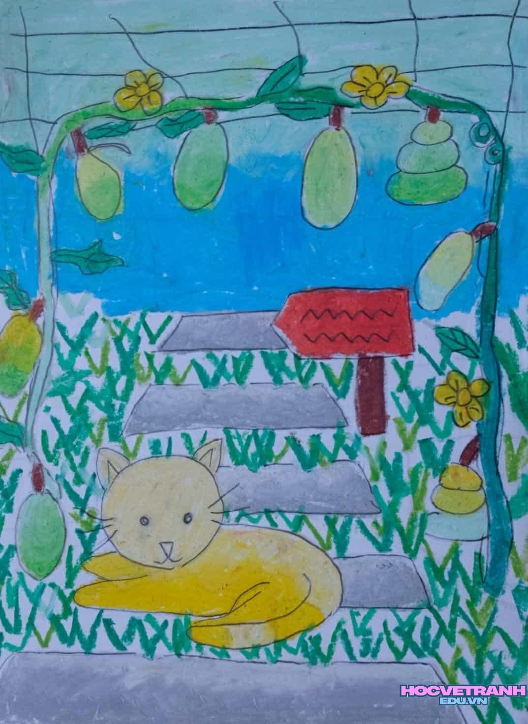 ve tranh di tich que.