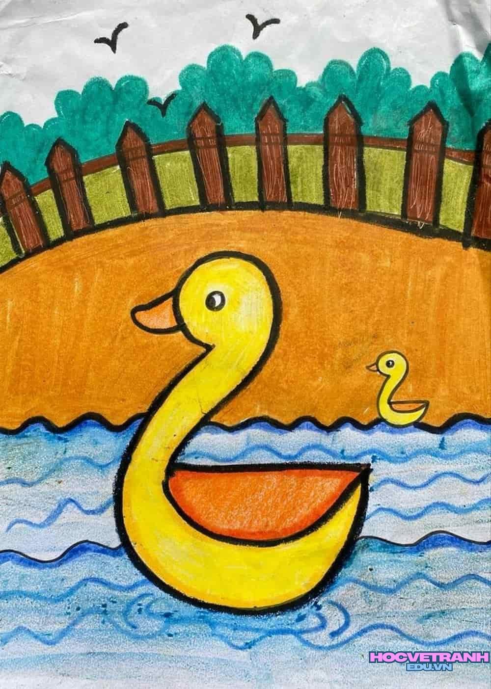 vẽ tranh đơn giản cute