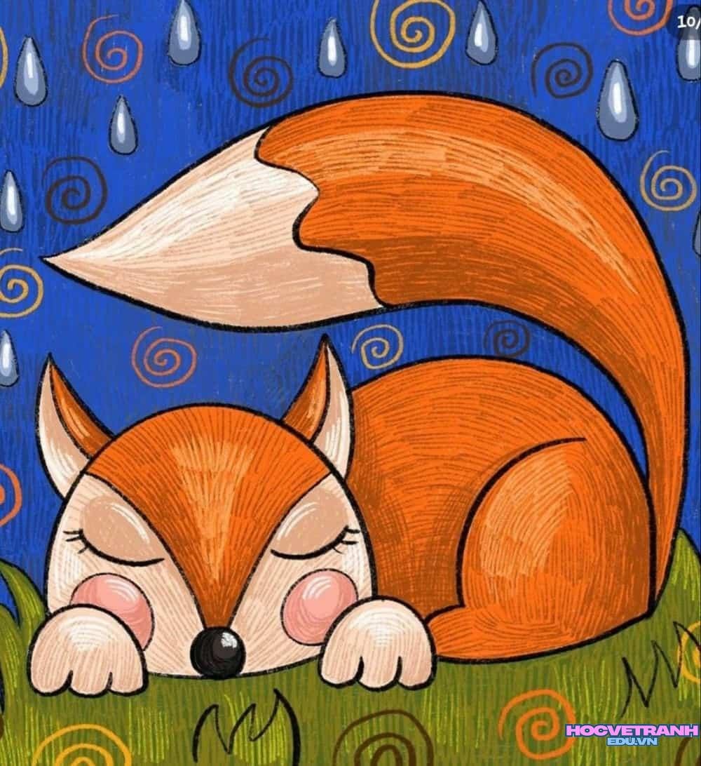 vẽ tranh đơn giản đẹp