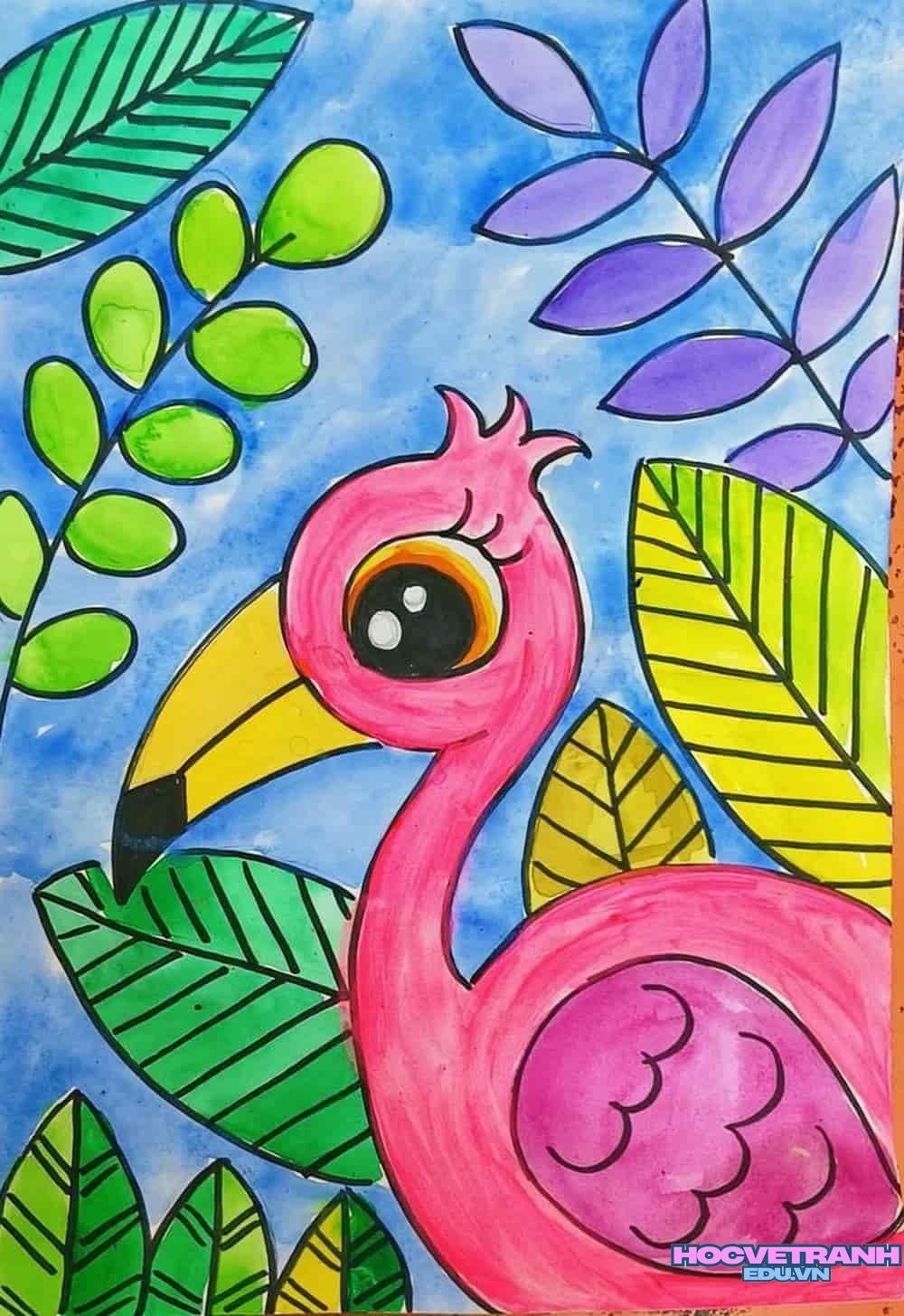 vẽ tranh đơn giản nhanh