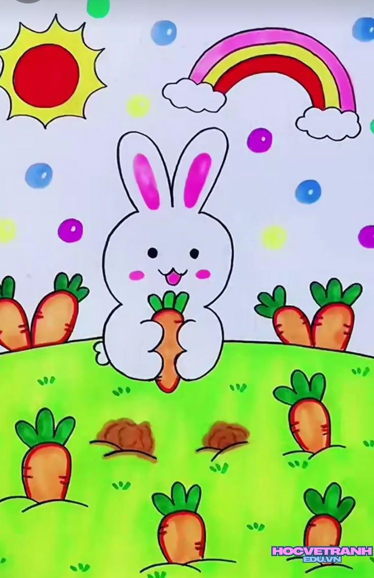 vẽ tranh đơn giản vui