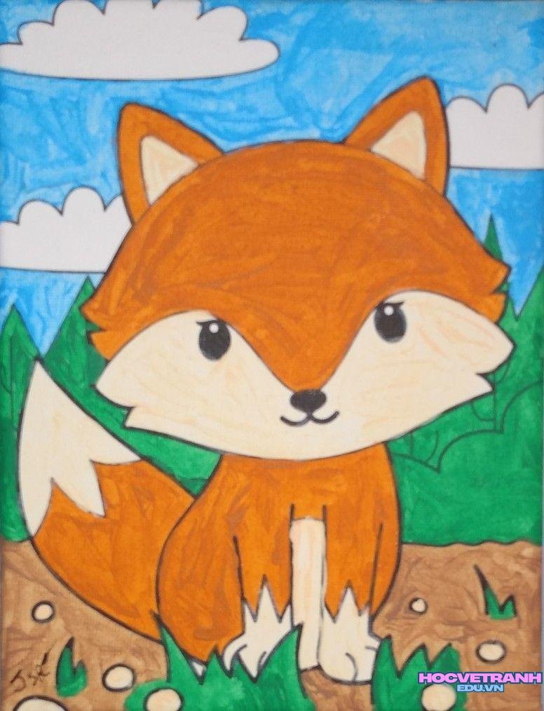 vẽ tranh đơn giản xinh