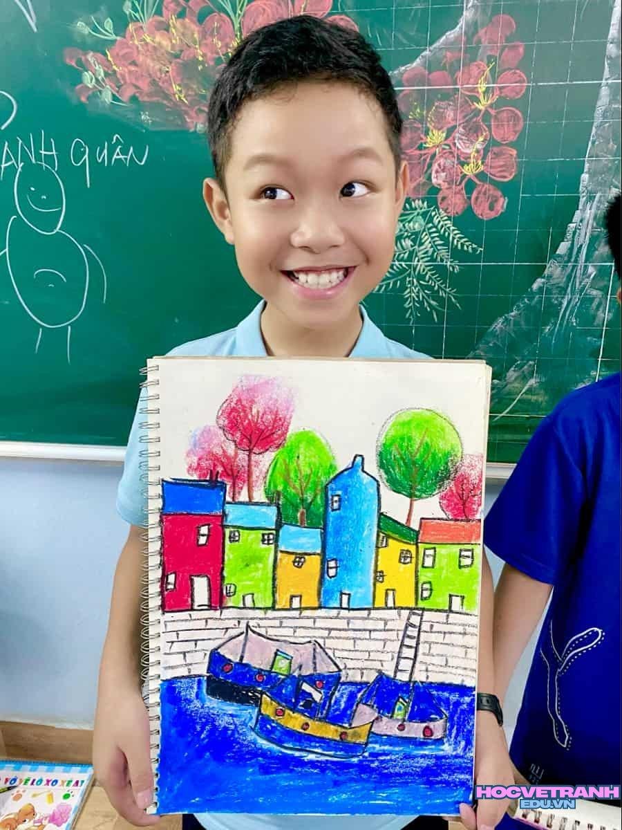 ve tranh dua thuyen truyen thong.