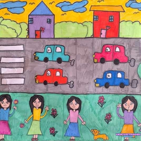 vẽ tranh đường phố đẹp