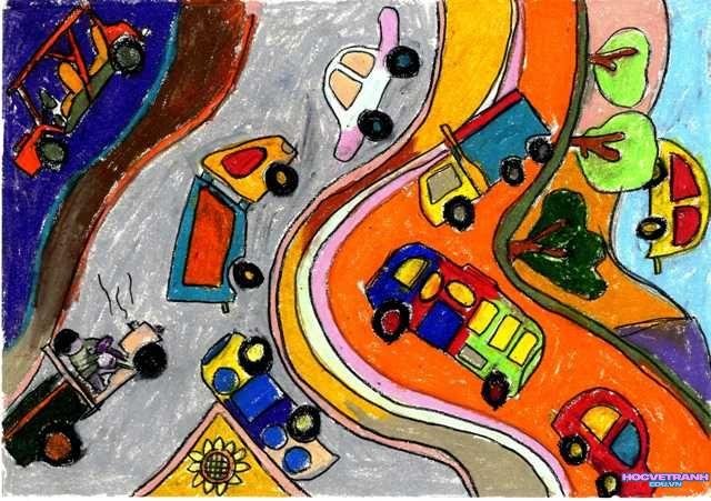 vẽ tranh đường phố lạ