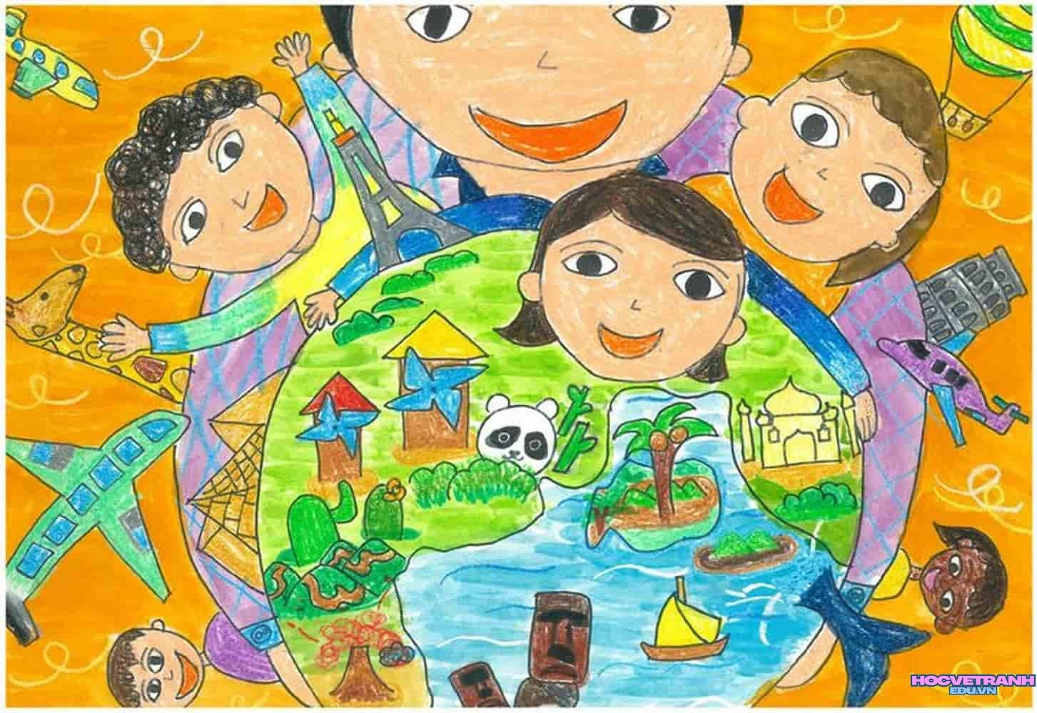 vẽ tranh giúp đỡ người neo