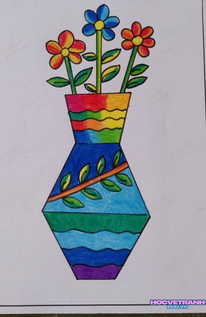 vẽ tranh góc học tập vui