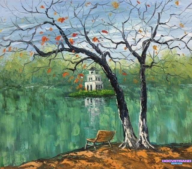 vẽ tranh hồ gươm hà nội