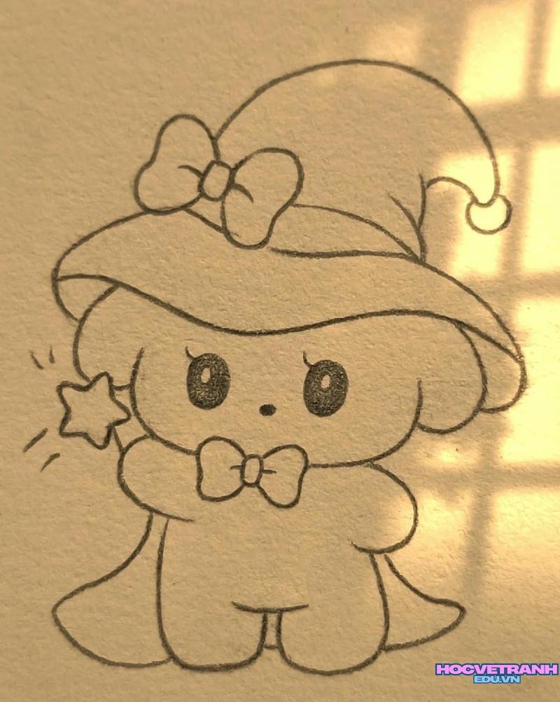 vẽ tranh hoạt hình cute