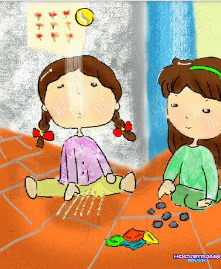 vẽ tranh hoạt hình dễ thương