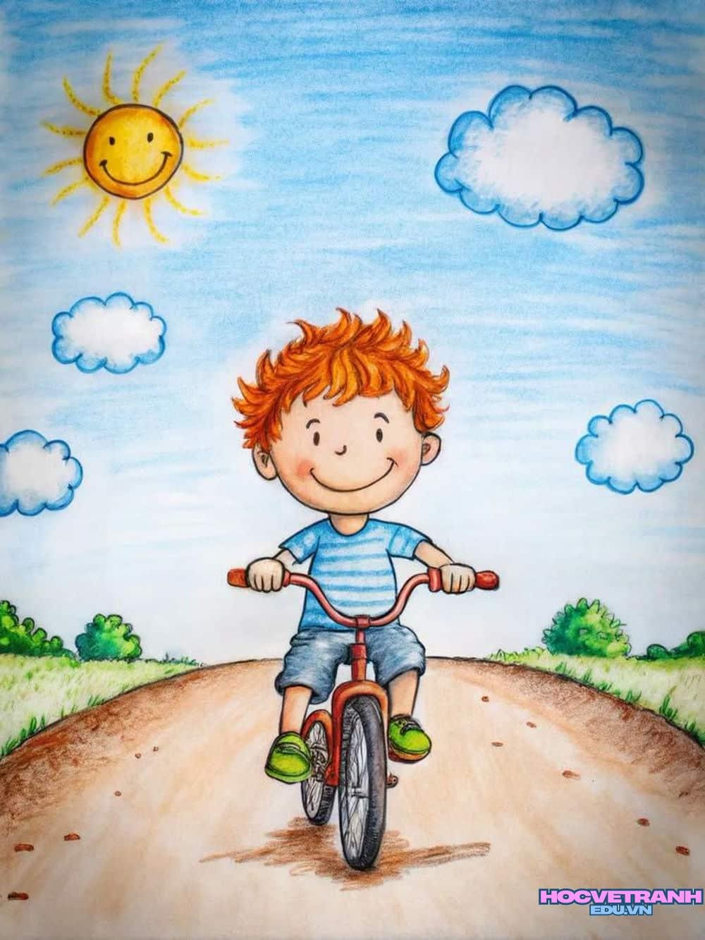 vẽ tranh hoạt hình đẹp xinh