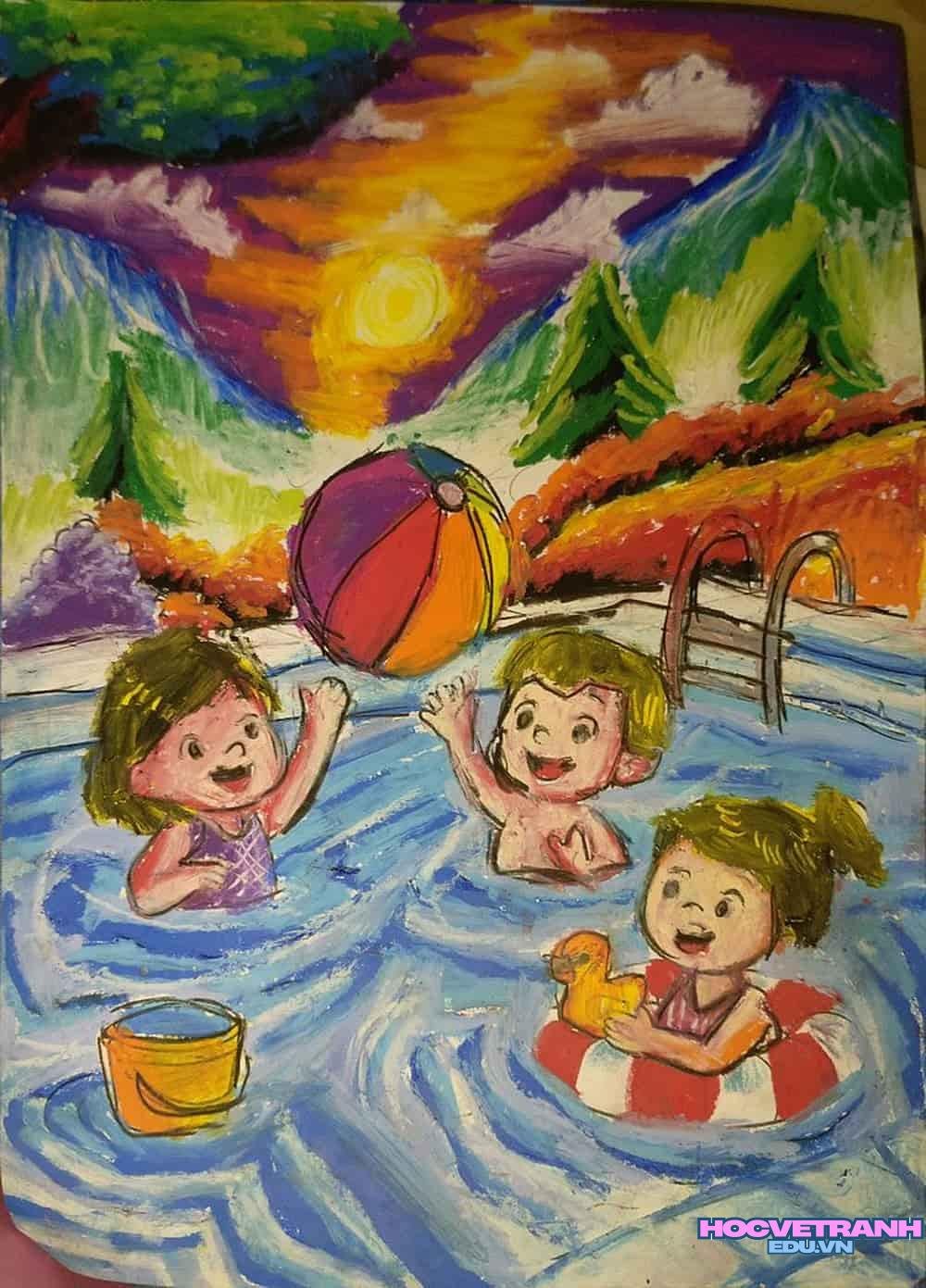 vẽ tranh hoạt hình ngộ nghĩnh