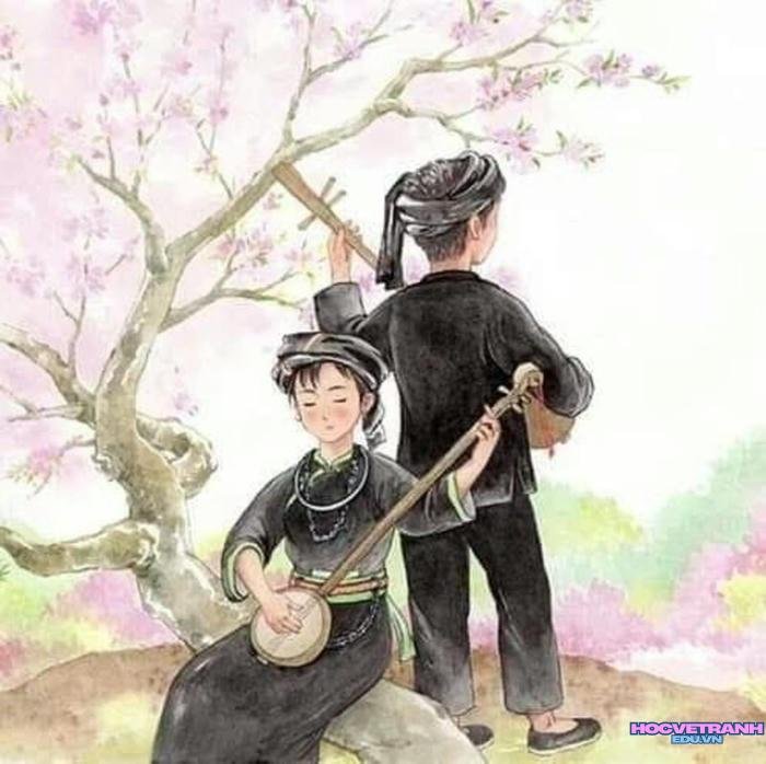 vẽ tranh làng nghề truyền thống ở việt nam