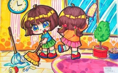 vẽ tranh lao động vn