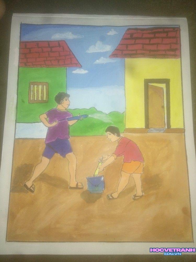 vẽ tranh lao động ý nghĩa