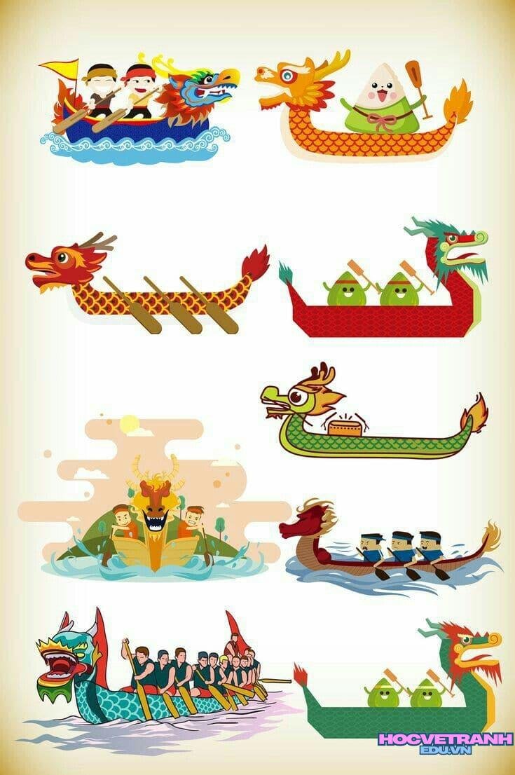 ve tranh le hoi dong.