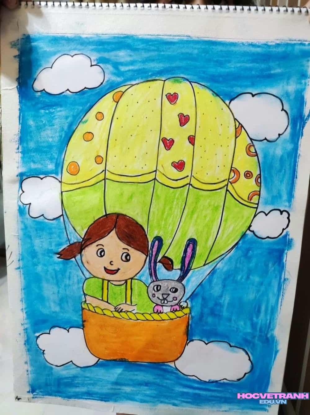 vẽ tranh mầm non đẹp xinh