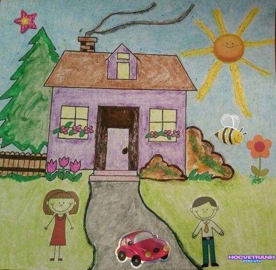 vẽ tranh mầm non ngộ nghĩnh