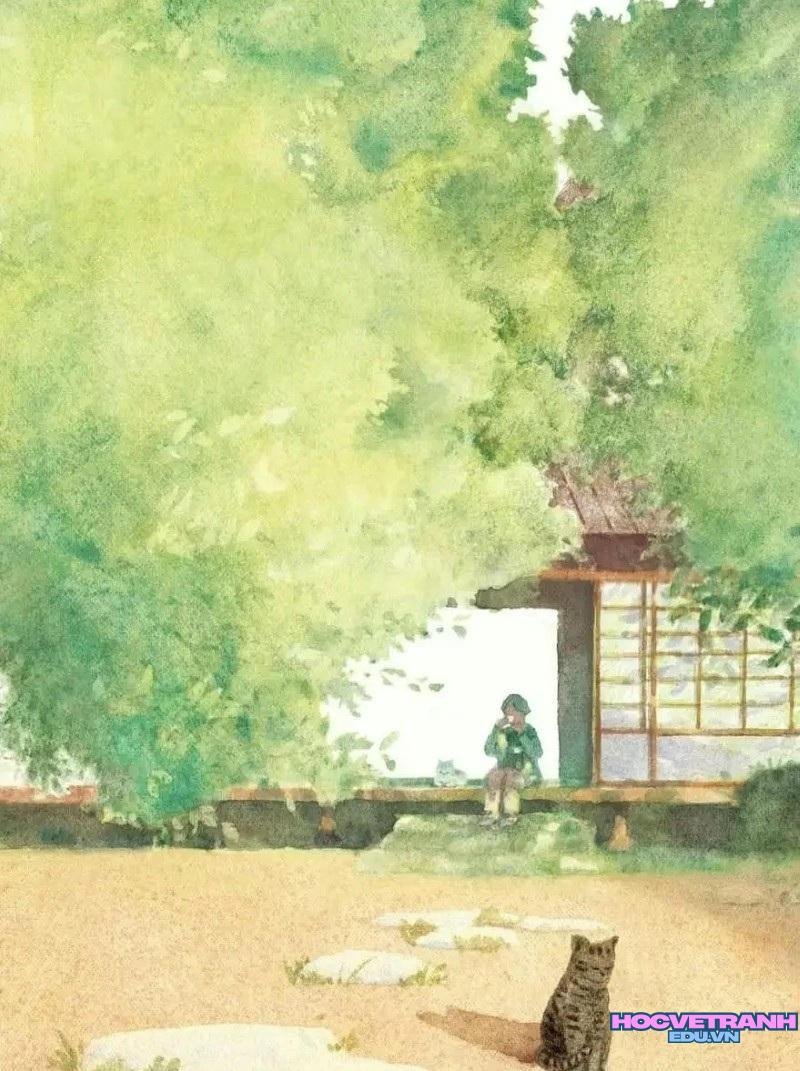 vẽ tranh màu nước