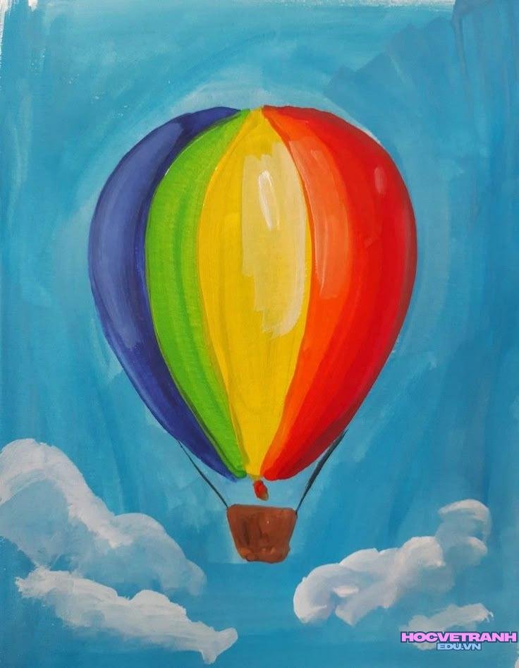 vẽ tranh màu nước phong cảnh