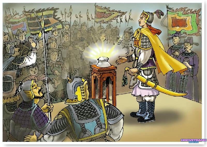 vẽ tranh minh họa công chua sbans nước